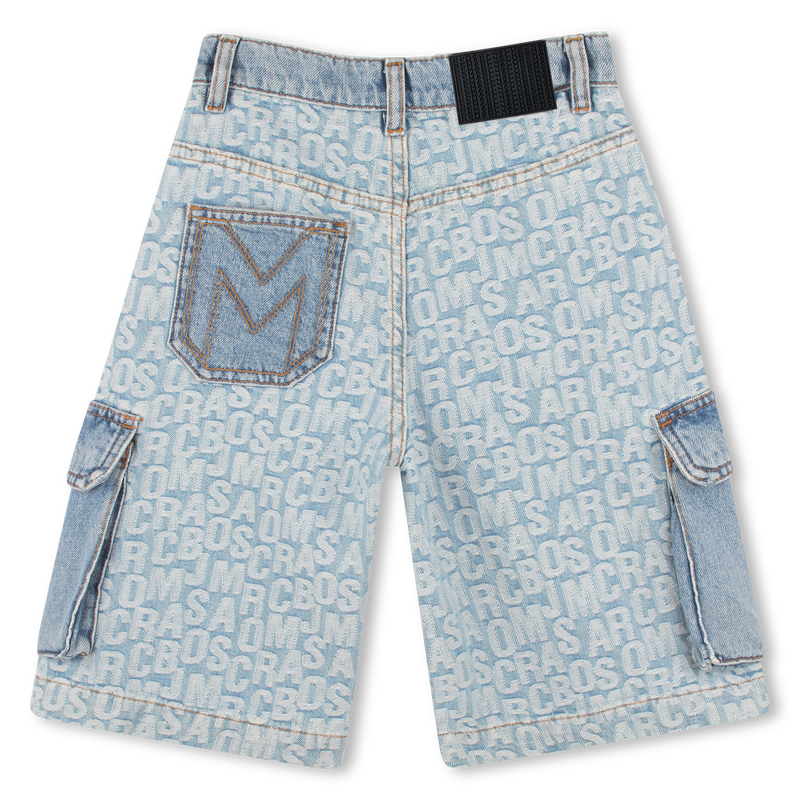Bermuda multipoche en jean MARC JACOBS 
                        GARCON
