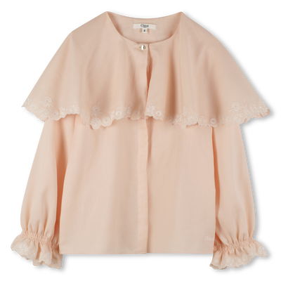 Blouse avec broderies fleurs CHLOE FILLE