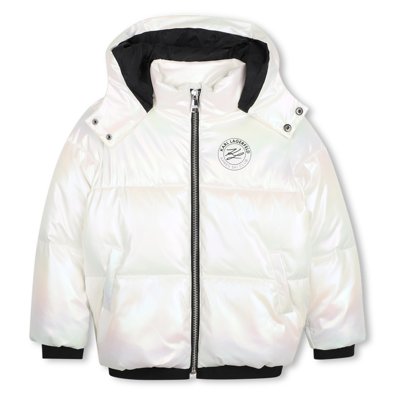 Doudoune &agrave; capuche KARL LAGERFELD KIDS 
                        FILLE