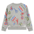 Sweat-shirt molletonn&eacute; imprim&eacute; KENZO KIDS 
                    GARCON