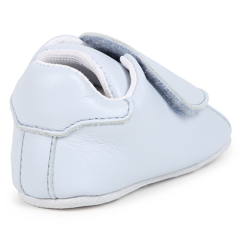 Chaussons en cuir à bande auto-agrippante KENZO KIDS 
                    UNISEXE