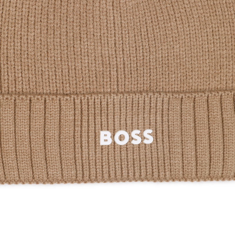 Bonnet tricot avec sigle BOSS 
                    GARCON