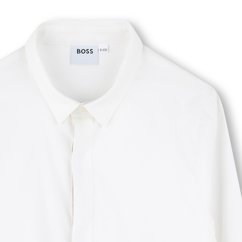 Chemise ajustée en popeline BOSS 
                    GARCON