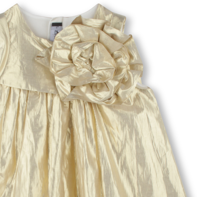 Robe de c&eacute;r&eacute;monie avec fleur KARL LAGERFELD KIDS 
                        FILLE