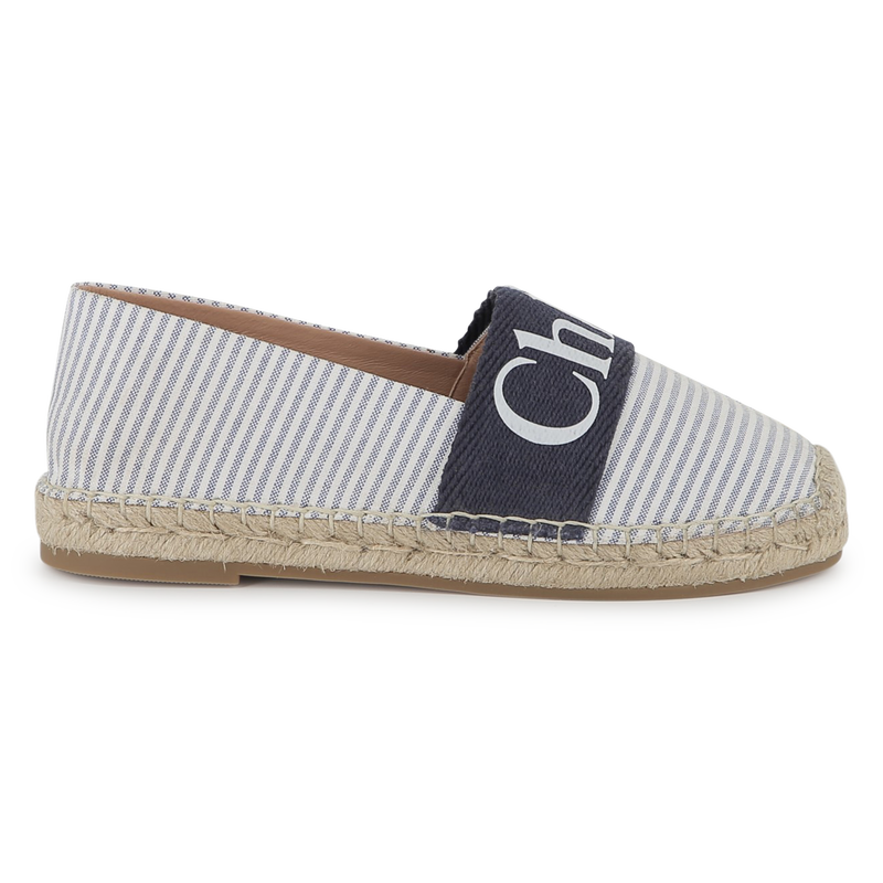 Espadrilles en toile rayée CHLOE 
                    FILLE