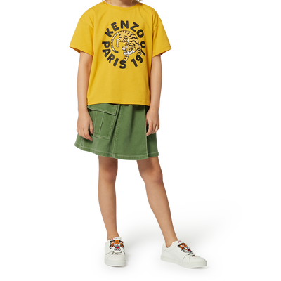 T-shirt manches courtes coton KENZO KIDS FILLE