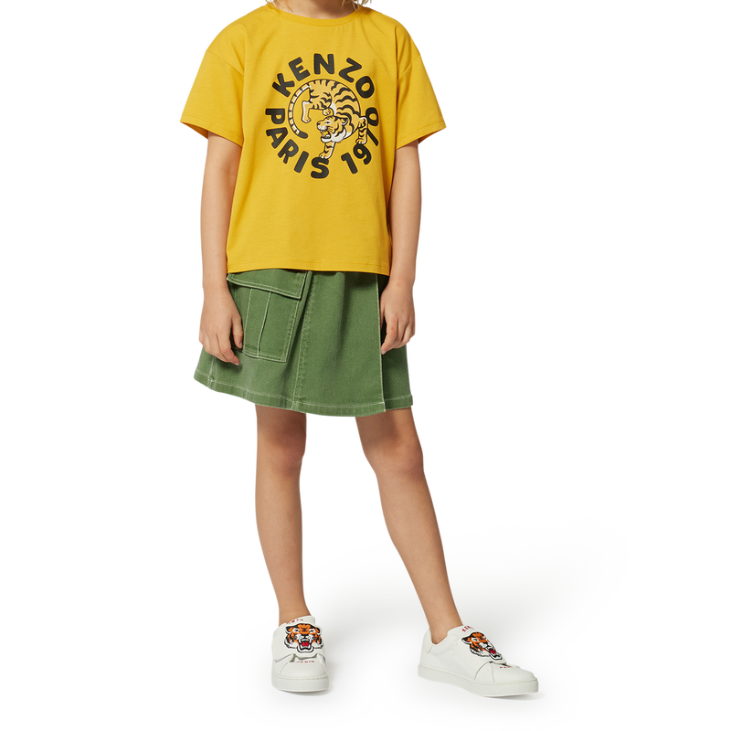 T-shirt manches courtes coton KENZO KIDS 
                        FILLE