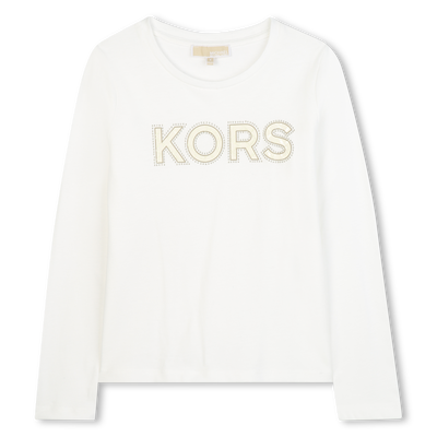 T-shirt manches longues en jersey MICHAEL KORS FILLE