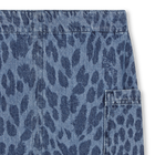 Jupe denim imprim&eacute; l&eacute;opard ZADIG & VOLTAIRE 
                    FILLE