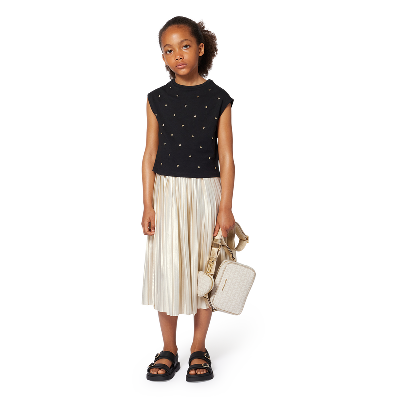 Jupe de c&eacute;r&eacute;monie pliss&eacute;e MICHAEL KORS 
                        FILLE