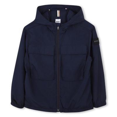 Coupe-vent zippé à capuche BOSS GARCON