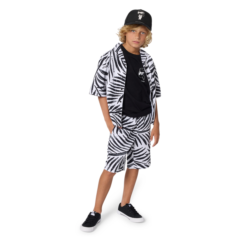 BERMUDA EN POPELINE KARL LAGERFELD KIDS 
                        GARCON