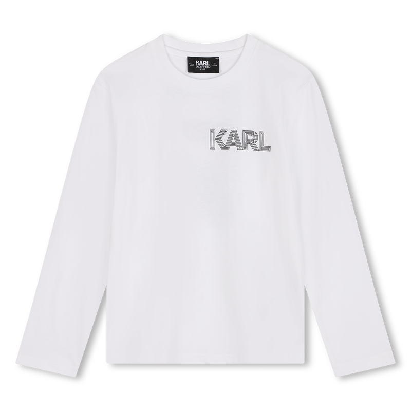 T-shirt  manches longues KARL LAGERFELD KIDS 
                    GARCON