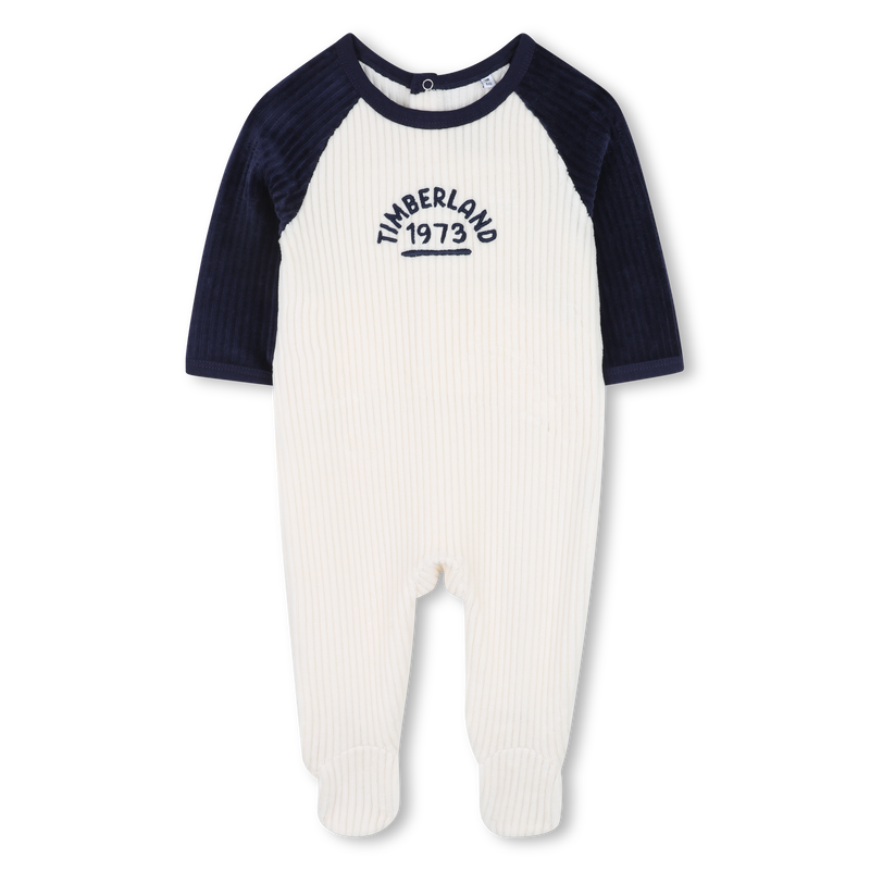 Pyjama imprimé et deux bavoirs TIMBERLAND 
                    GARCON