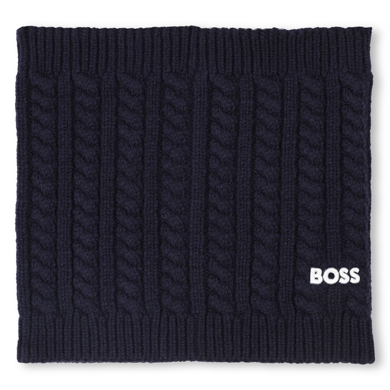 Tour de cou tricot torsadé BOSS 
                    GARCON