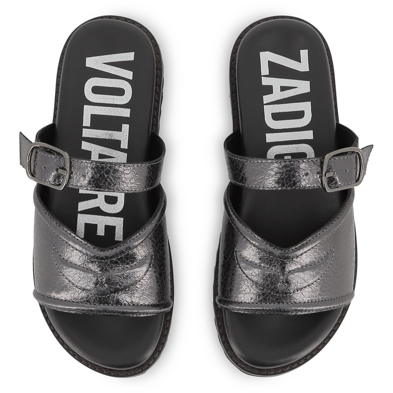 Sandales cuir de vachette ZADIG & VOLTAIRE 
                        FILLE