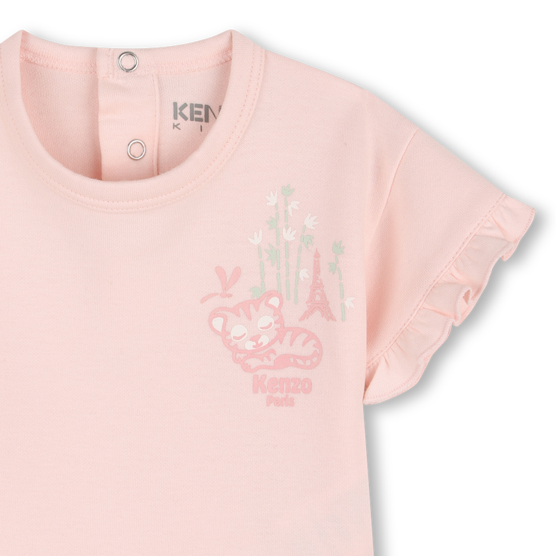 ENSEMBLE T-SHIRT, PYJAMA ET BANDEAU KENZO KIDS 
                        FILLE