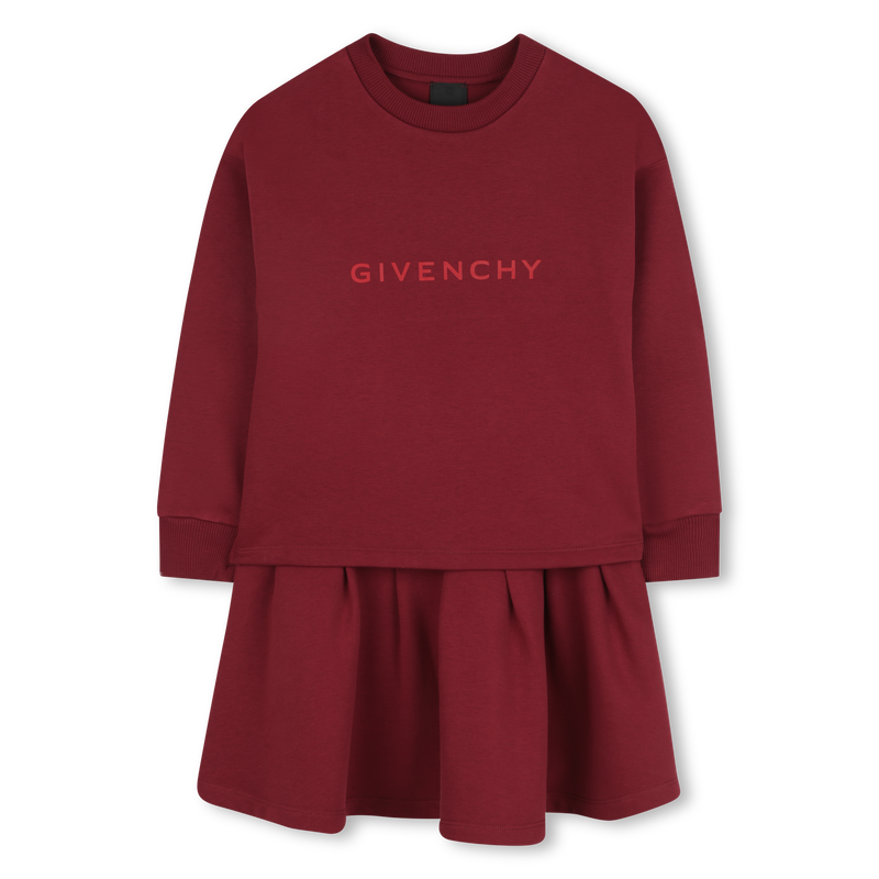 Robe avec bas plissé et fentes GIVENCHY 
                    FILLE