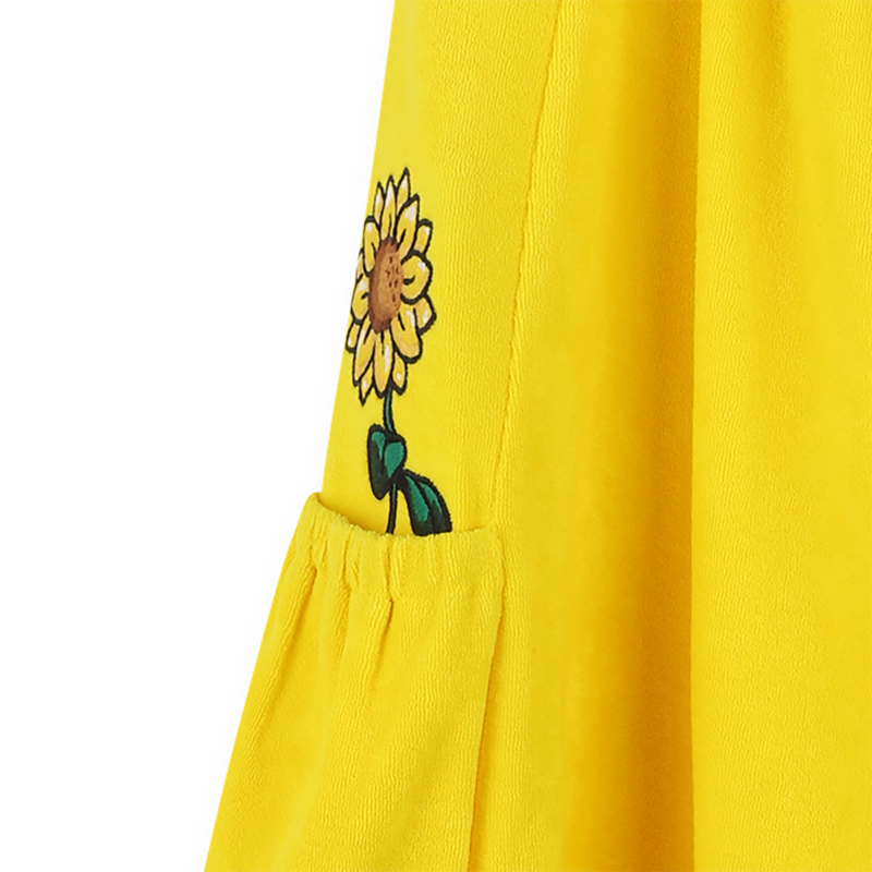 Robe en éponge avec broderies KENZO KIDS 
                    FILLE