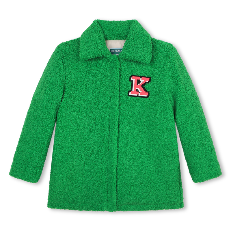 Manteau en tissu peluche KENZO KIDS 
                    FILLE