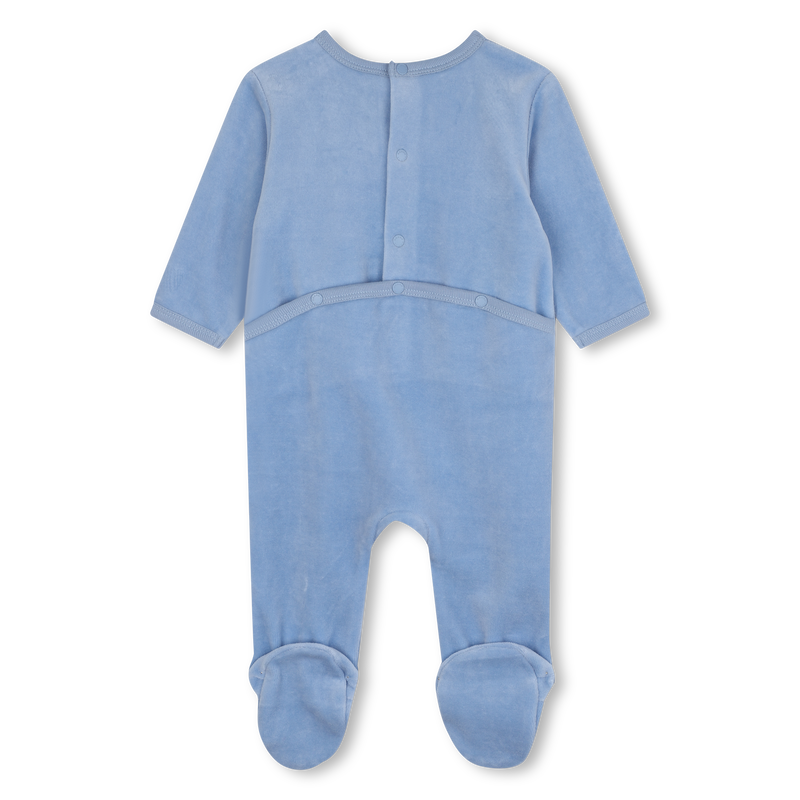 Pyjama en velours brodé KENZO KIDS 
                    GARCON