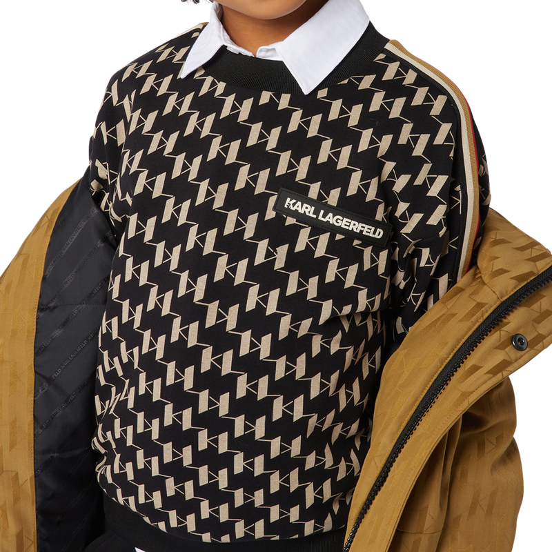 Sweat-shirt imprim&eacute; KARL LAGERFELD KIDS 
                        GARCON