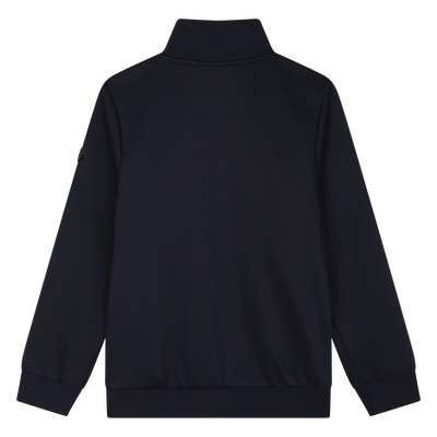 Cardigan bimatière zippé BOSS GARCON