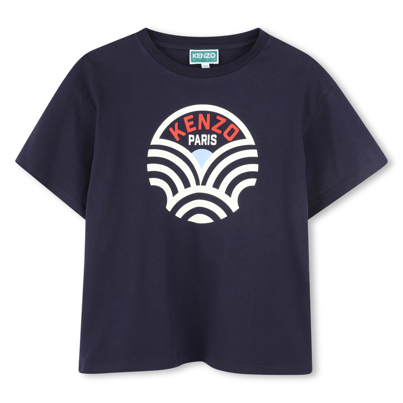 T-shirt coton manches courtes KENZO KIDS 
                    GARCON