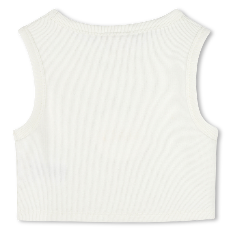 Débardeur court logo brodé CHLOE 
                    FILLE