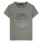 T-shirt avec illustrations KARL LAGERFELD KIDS 
                    FILLE