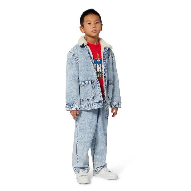 Pantalon en denim KENZO KIDS 
                    GARCON