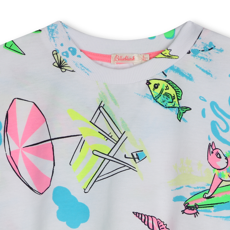 Sweat-shirt ample en molleton BILLIEBLUSH 
                    FILLE
