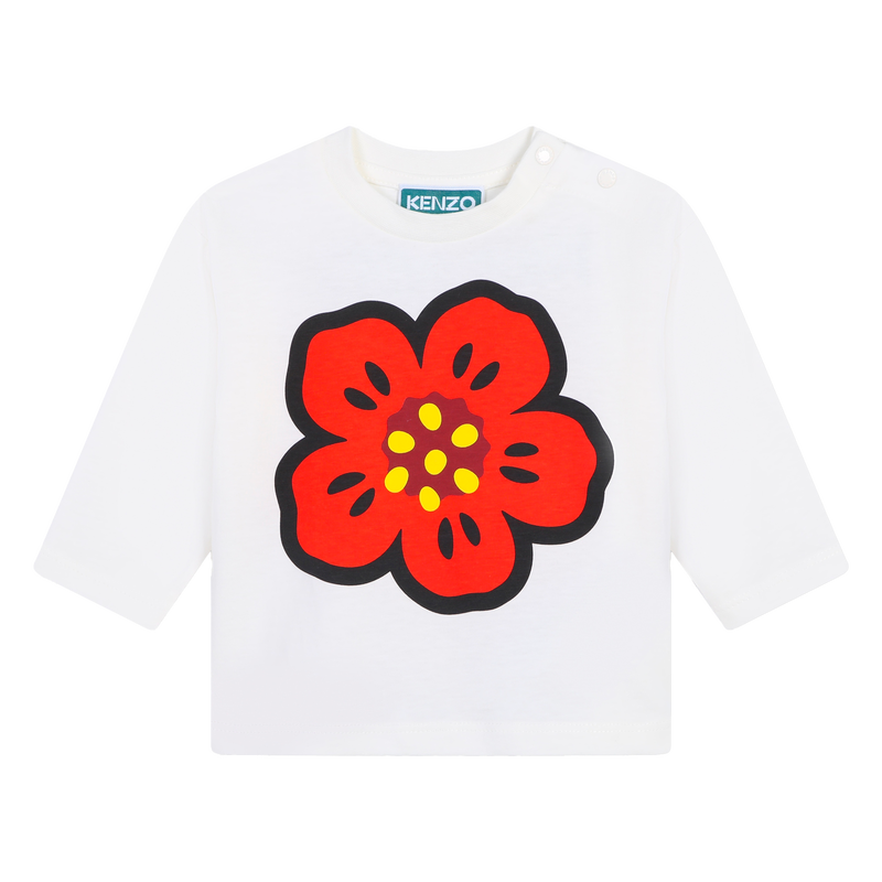 T-shirt &agrave; manches longues KENZO KIDS 
                        FILLE