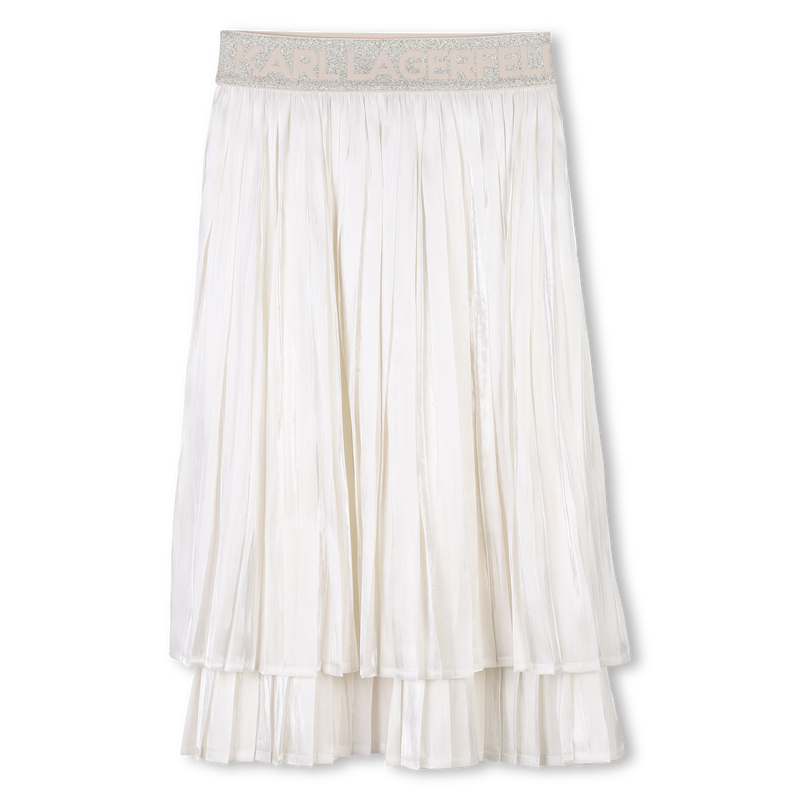 Jupe plissée en voile KARL LAGERFELD KIDS 
                    FILLE