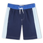 Bermuda de bain tricolore, MEDIEVAL BLUE, hi-res
