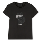T-shirt &agrave; manches courtes KARL LAGERFELD KIDS 
                    FILLE