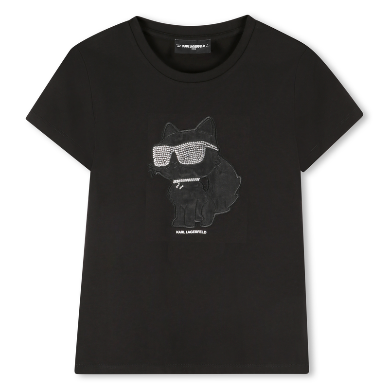 T-shirt &agrave; manches courtes KARL LAGERFELD KIDS 
                        FILLE