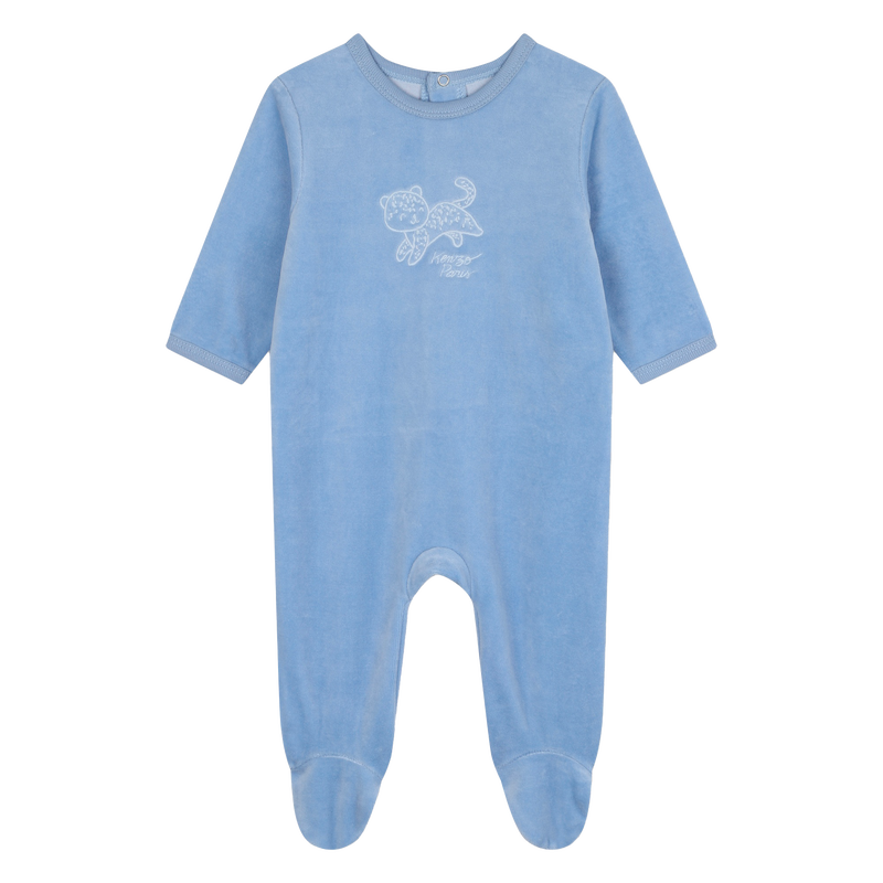Pyjama en velours brodé KENZO KIDS 
                    GARCON