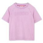 T-shirt &agrave; manches courtes Hugo 
                    FILLE