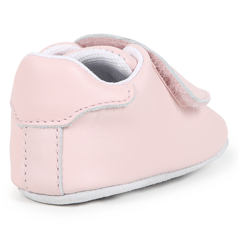 Chaussons en cuir à bande auto-agrippante KENZO KIDS 
                    UNISEXE
