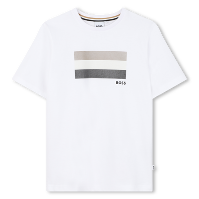 TEE-SHIRT MANCHES COURTES BOSS GARCON