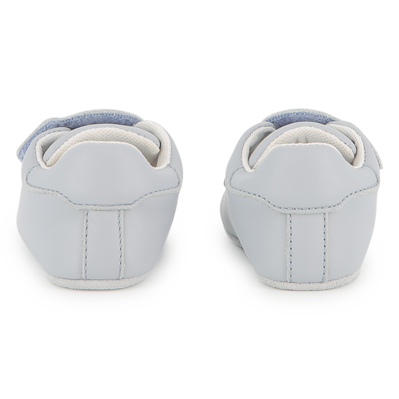 Chaussons b&eacute;b&eacute; en cuir de vache KENZO KIDS 
                        UNISEXE