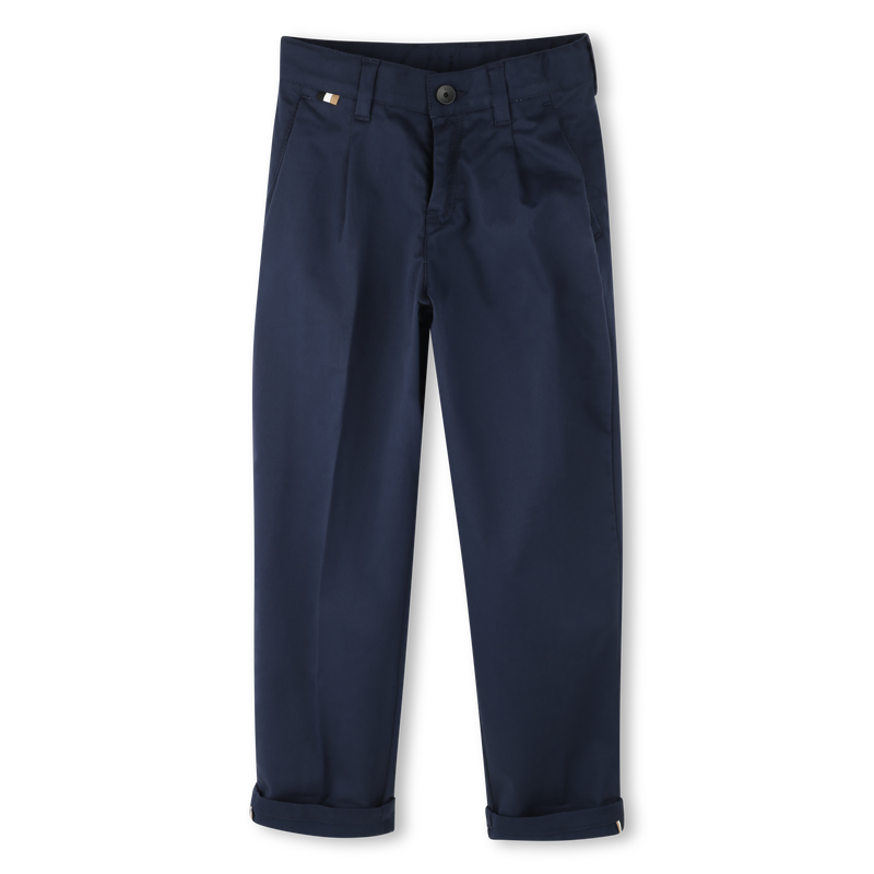 Pantalon chino en sergé uni BOSS 
                    GARCON