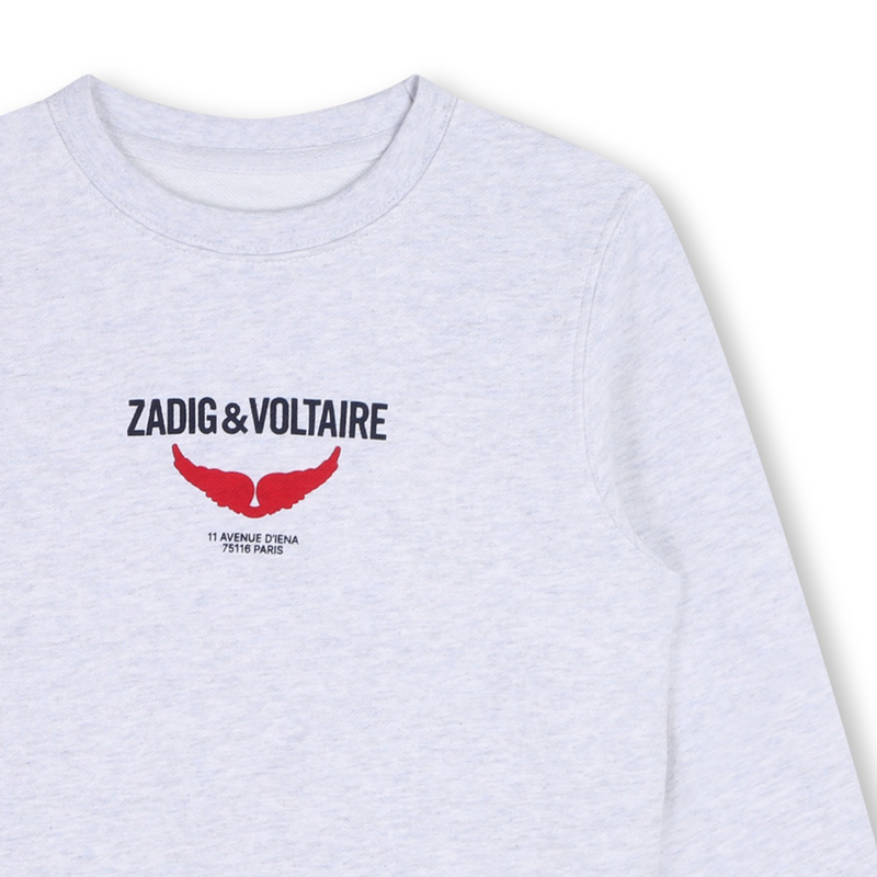 Sweat-shirt en molleton coton ZADIG & VOLTAIRE 
                    UNISEXE