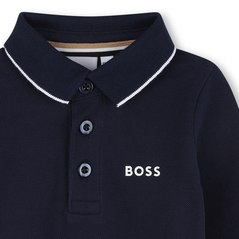 Polo à manches longues BOSS 
                    GARCON