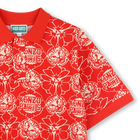 Polo imprim&eacute; en coton piqu&eacute; KENZO KIDS 
                    GARCON