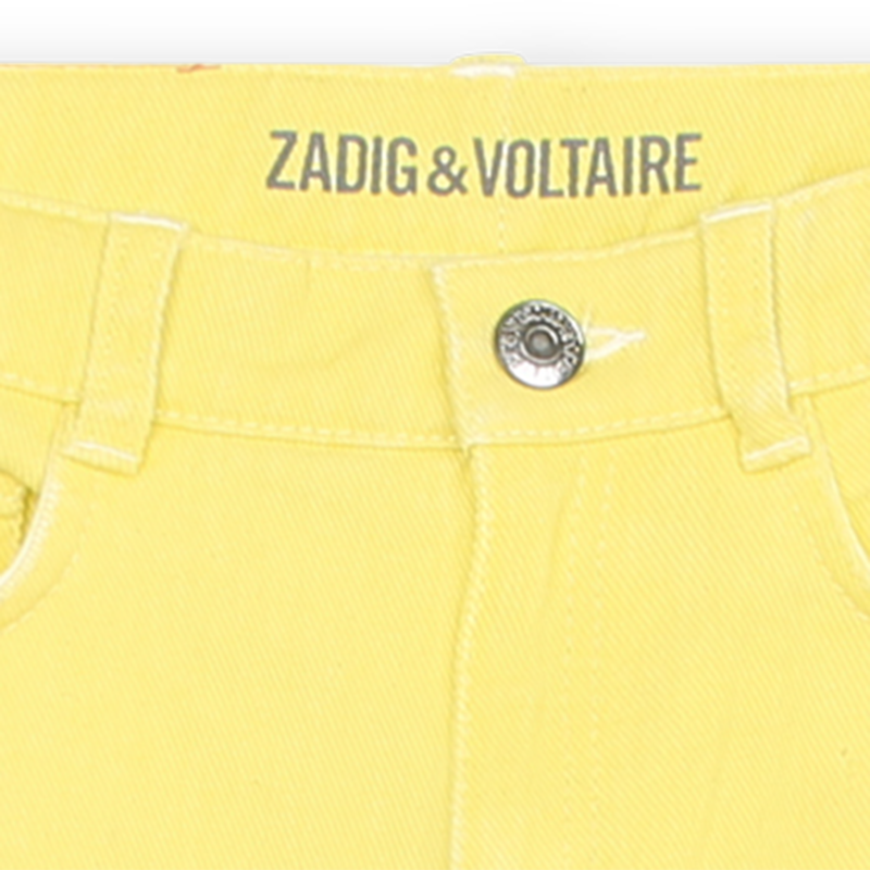 Pantalon en coton à 5 poches ZADIG & VOLTAIRE 
                    FILLE