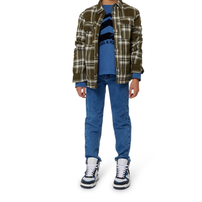 Chemise matelass&eacute;e en coton ZADIG & VOLTAIRE GARCON