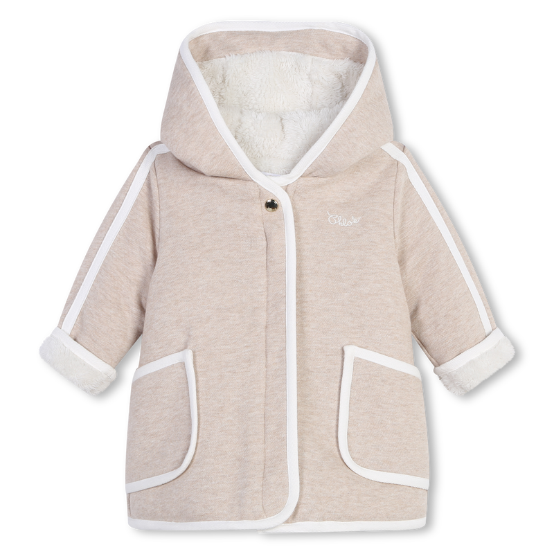 Manteau à capuche brodé CHLOE 
                    FILLE