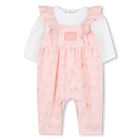 Ensemble tee-shirt + salopette KENZO KIDS 
                    FILLE